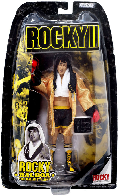 Rocky II Series 2 Rocky Balboa Action Figure Pre-Fight Jakks Pacific