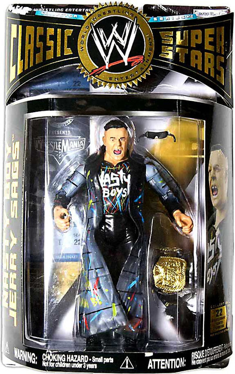 WWE Wrestling Classic Superstars Series 12 Nasty Boy Jerry Sags