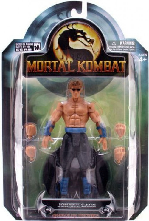 Mortal Kombat Shaolin Monks Series 3 Johnny Cage Action Figure 