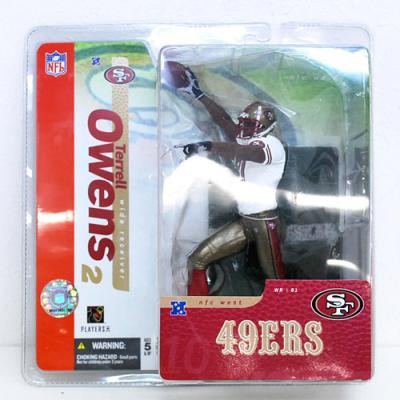 Lot - San Francisco 49ers Terrell Owens Action Figure