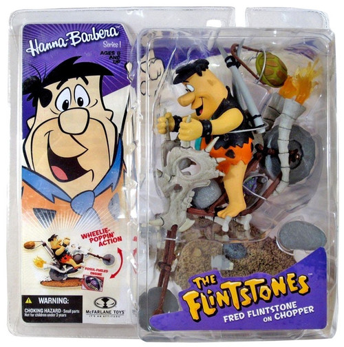 ハンナバーベラ フリントストーンズ チョッパー マクファーレントイズ 希少 レア McFarlane Toys Hanna-Barbera The Flintstones Series 1 Fred