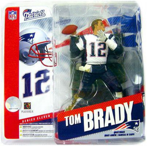 スポーツ McFarlane Tom Brady Patriots No Helmet McFarlane Toys NFL New England Patriots Sports Football Series 11