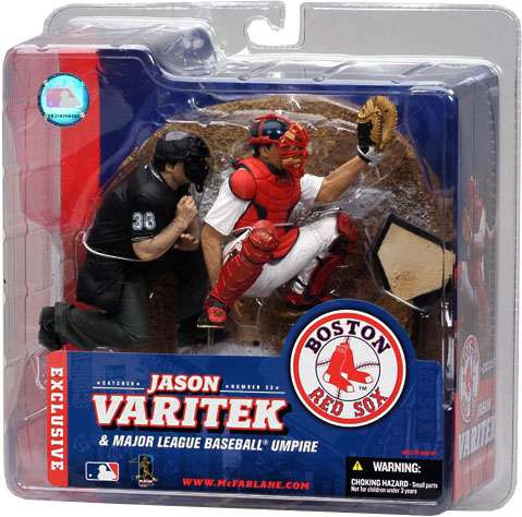 Jason Varitek Double Action Boston Red Sox MLB Action Poster - Costacos  2005