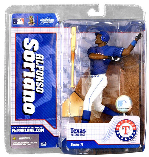 Alfonso Soriano Texas Rangers Blue Jersey Chase MLB S-11 Figure