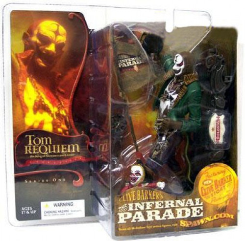 McFarlane Toys Clive Barker's The Infernal Parade Tom Requiem the  Ringmaster Action Figure