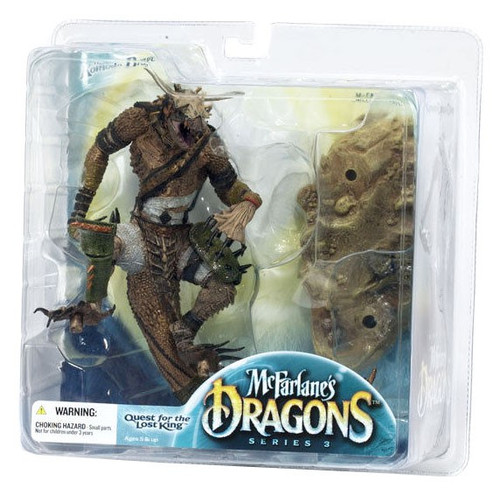 McFarlane's Dragons The Fire Clan Dragon Quest For The Lost King Toy Figure  NEW