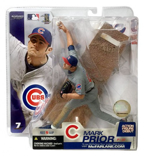 McFarlane Toys MLB Chicago Cubs Sports Picks Baseball Series 7 Mark Prior  Action Figure Gray Jersey - ToyWiz