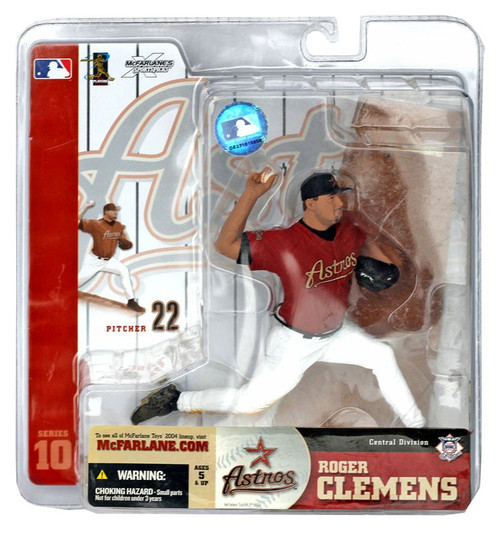 McFarlane MLB Series 10 Roger Clemens Houston Astros Orange Jersey