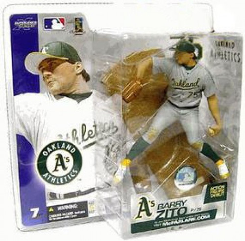 MLB Oakland A's Sports Picks Series 7 Barry Zito Action Figure-White Jersey  NEW