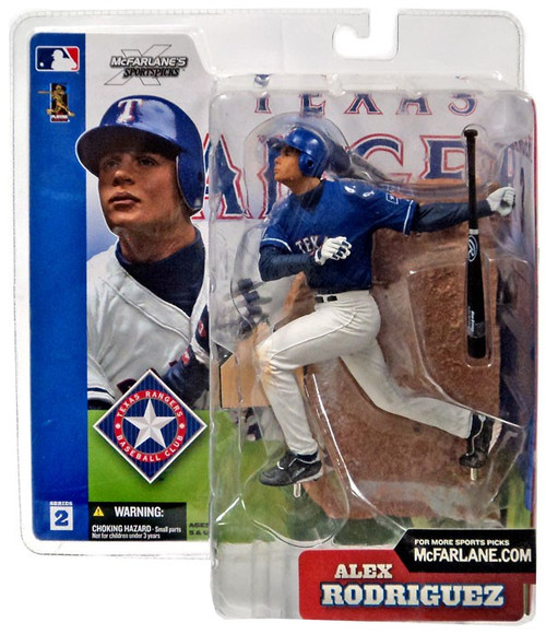 McFarlane Toys MLB Texas Rangers Sports Picks Baseball Series 2 Alex  Rodriguez Action Figure [Blue Jersey Variant]
