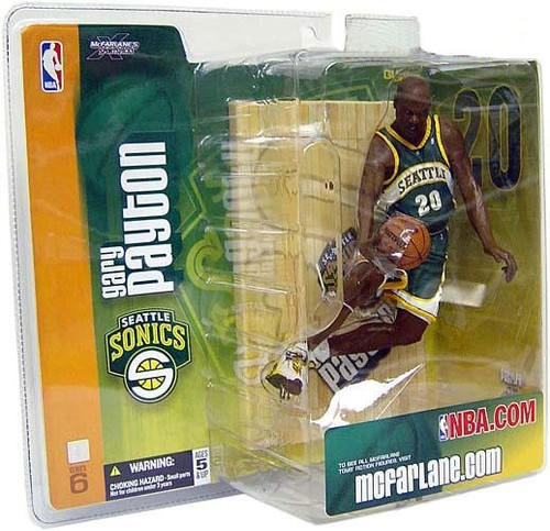 McFarlane Toys NBA Seattle Supersonics Sports Basketball Series 6