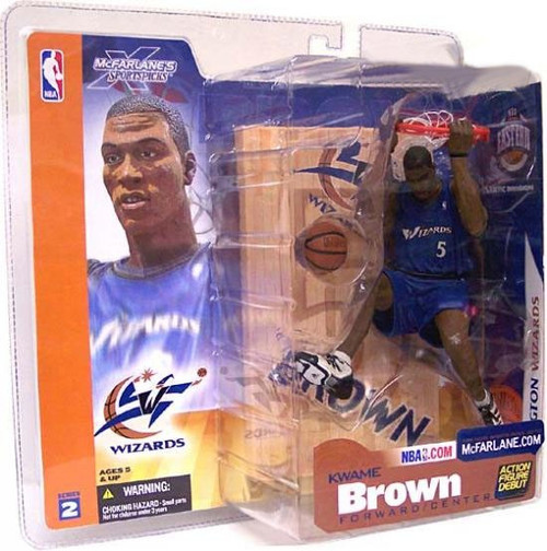 McFarlane Toys NBA Washington Wizards Sports Basketball Series 2 Kwame ...