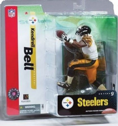 McFarlane Toys NFL Pittsburgh Steelers Sports Picks Football Series 9  Kendrell Bell Action Figure [White Jersey]