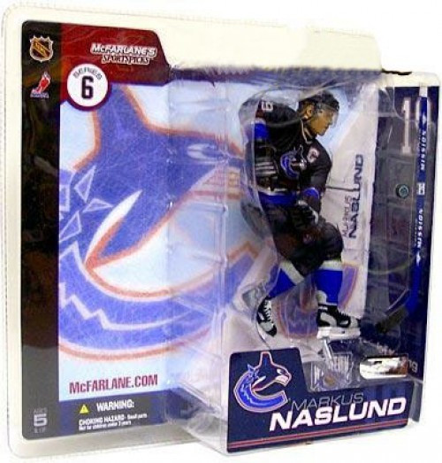 McFarlane NHL Sports Picks Series 14 Markus Naslund Action Figure [Retro  Blue & Green Jersey Variant]