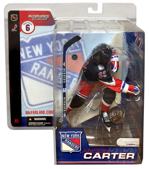 McFarlane NHL Series 6 Action Figure: Anson Carter New York Rangers (Blue 3rd  Jersey) : : Sports & Outdoors