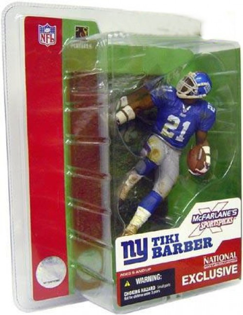 2006 Mcfarlane NFL Series Action Figure 21 Tiki Barber New 