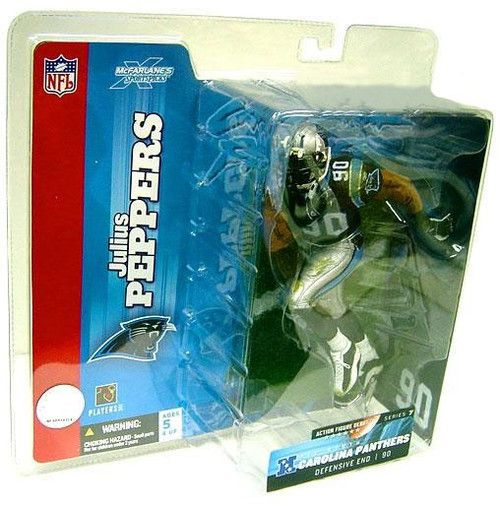 JULIUS PEPPERS 2003 McFarlane VARIANT Action Figure SERIES 7 Carolina  Panthers