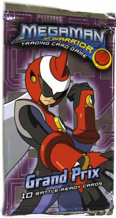 MegaMan Nt Warrior CCG TCG Game 10-card Grand Prix Booster Pack 10 pack lot 
