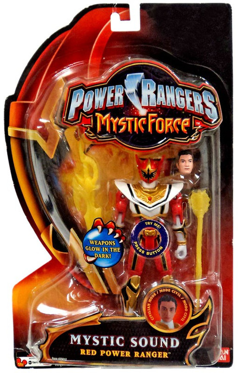 Power Rangers Mystic Force Mystic Sound Red Power Ranger Action