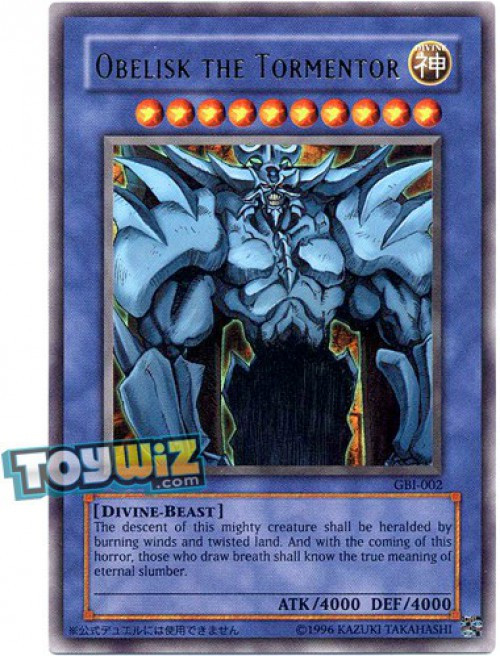YuGiOh Promo Cards Single Card Ultra Rare Obelisk the