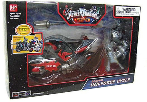 スモールソルジャー フィギュア  POWER DRILL CYCLE Power Rangers Ninja Storm Crimson Thunder Ninja Glider Cycle