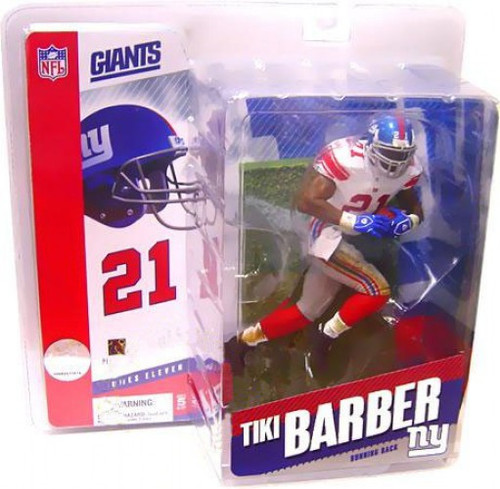 McFarlane NFL Sports Picks Series 11 Tiki Barber Action Figure [Blue Jersey]