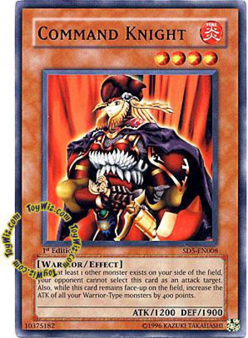 YuGiOh GX Structure Deck Warriors Triumph Single Card Command Knight ...