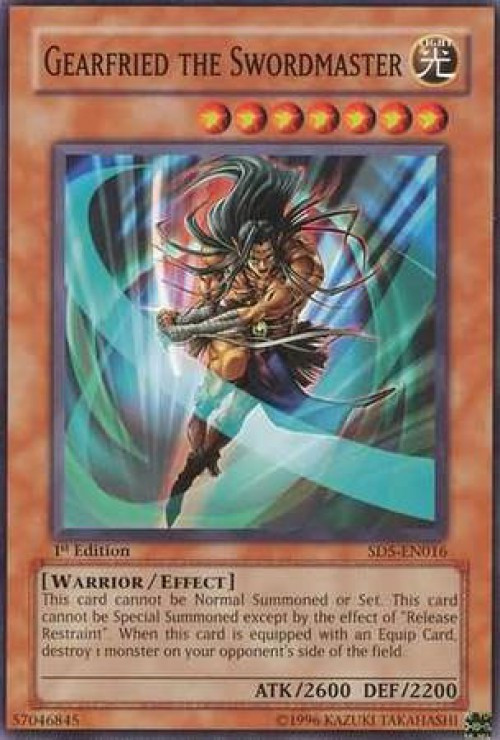 遊戯王OCG デュエルモンスターズ Gearfried the Swordmaster 1st Edition yugioh Gearfried the Swordmaster FET-EN022 1st Edition Ultra