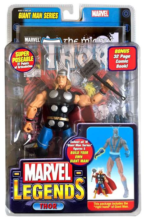 Marvel Legends Giant Man Build A Figure Thor Exclusive Action