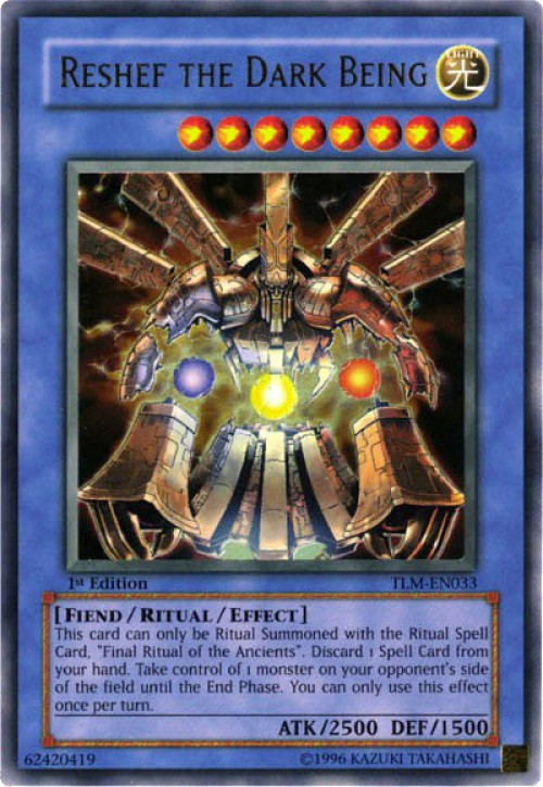 YuGiOh The Lost Millennium Single Card Ultra Rare Reshef the