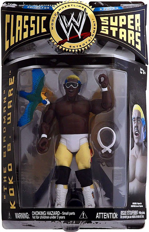 WWE Wrestling Classic Superstars Series 6 The Birdman Koko B. Ware