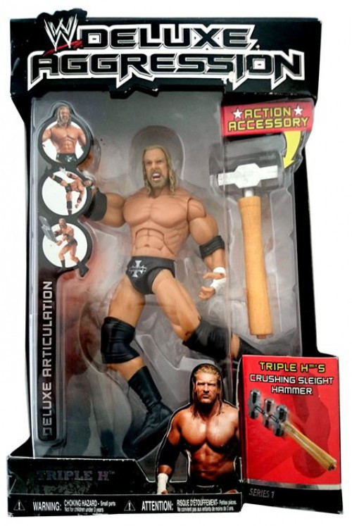 WWE Wrestling Deluxe Aggression Series 1 Triple H Action Figure