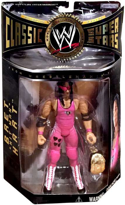 WWE Wrestling Classic Superstars Series 3 Bret Hitman Hart Action