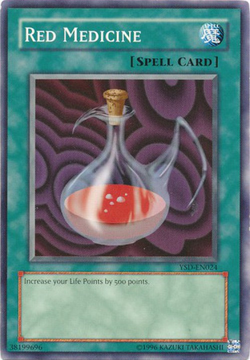 YuGiOh 2006 Starter Deck Single Card Common Red Medicine YSDEN024