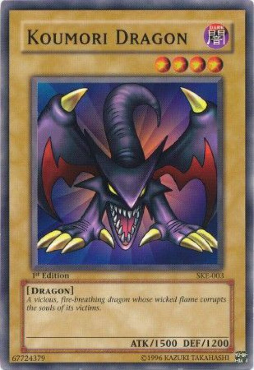 YuGiOh Kaiba Evolution Single Card Common Koumori Dragon SKE-003 - ToyWiz YuGiOh Kaiba Evolution Single Card Common Koumori Dragon SKE-003 - ToyWiz
