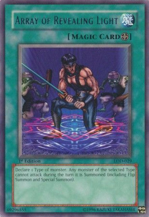 YuGiOh Legacy of Darkness Single Card Rare Array of Revealing