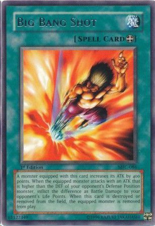 Big Bang Shot Magicians Force 1st Edition Rare Collection Carte Yu-Gi-Oh! Big Bang Shot - MFC-086 - Magicians Force - 1ère Édition - Rare Carte Magie Collection