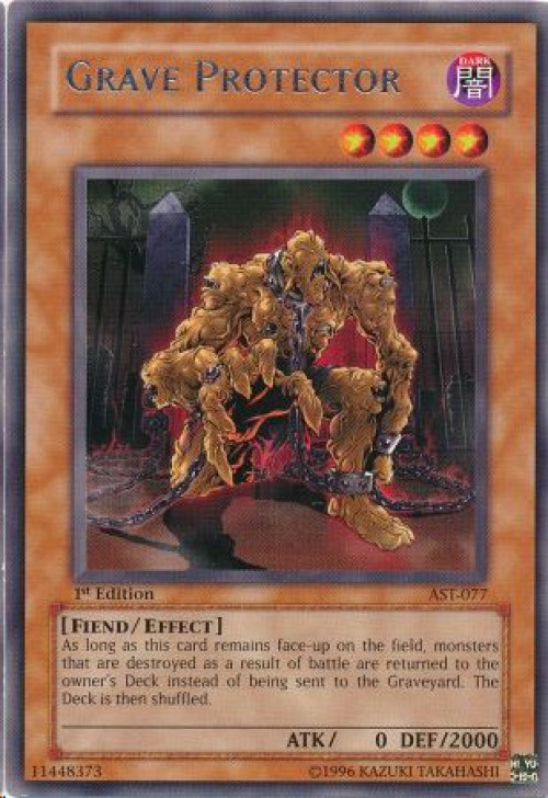 YuGiOh Ancient Sanctuary Single Card Rare Grave Protector AST-077 - ToyWiz