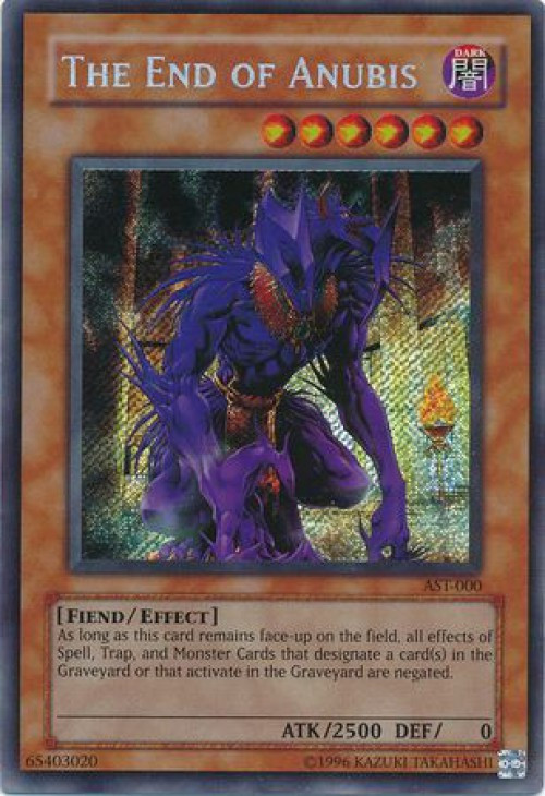 yugioh anubis trap card Yu-Gi-Oh Ancient Sanctuary - The End of From the Ancient Sanctuary set Yu-Gi-Oh TCG Judgment Of Anubis,