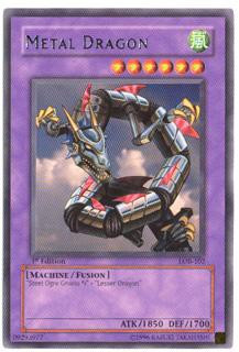 YuGiOh Legend of Blue Eyes White Dragon Single Card Rare Metal Dragon LOB-102  - ToyWiz
