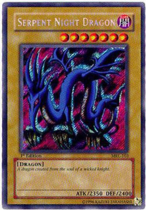 YuGiOh Magic Ruler Single Card Secret Rare Serpent Night Dragon