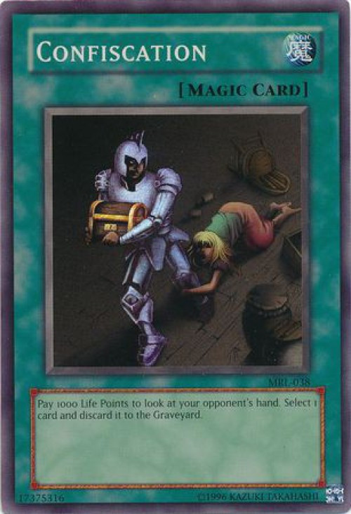 YuGiOh Magic Ruler Single Card Super Rare Confiscation MRL-038