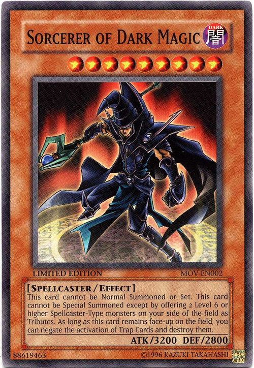 YuGiOh Movie Promo Cards Single Card Common Sorcerer of Dark Magic