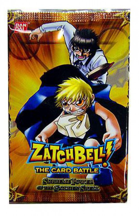 Zatch Bell The Card Battle 4 Booster Packs Series 1 Bandai for sale online