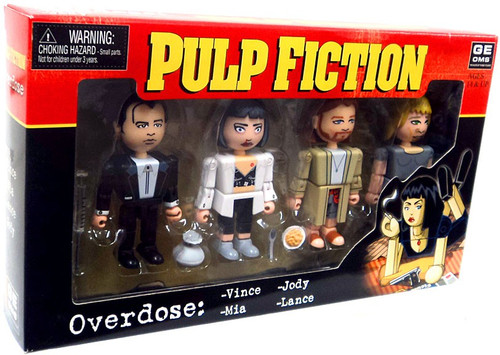 NECA Pulp Fiction Geomes Overdose Mini Figure 4-Pack 4 - ToyWiz