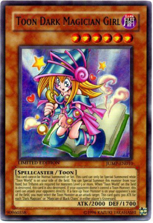 YuGiOh Shonen Jump Single Card Ultra Rare Toon Dark Magician Girl