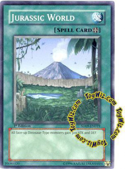YuGiOh Structure Deck Dinosaurs Rage Single Card Common Jurassic World  SD09-EN019 - ToyWiz