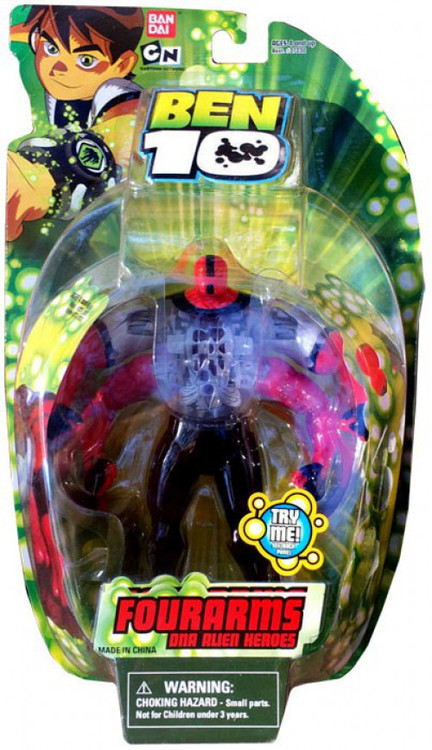 Ben 10 DNA Alien Heroes Four Arms 6 Action Figure Bandai America