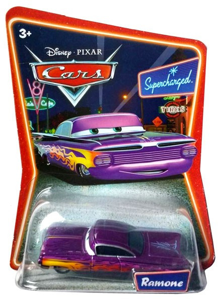 Disney Pixar Cars Supercharged Ramone 155 Diecast Car Purple