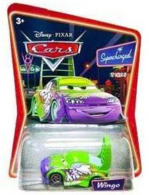 NEW sealed DISNEY CARS mattel WINGO WITH FLAMES GREEN tuned